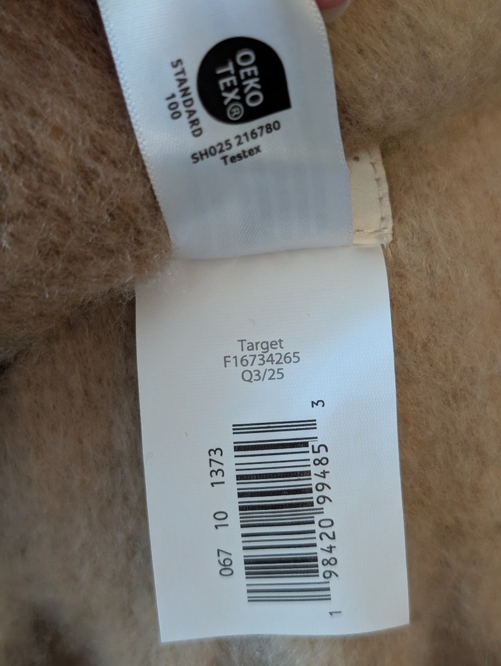 Threshold Camel Fringe Throw Blanket 50" X 60"‎ - Picture 4 of 6